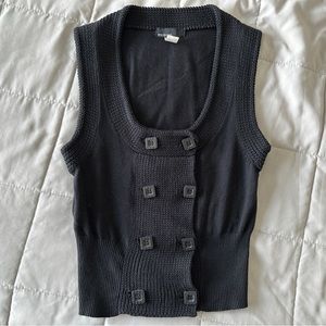 Mango women’s wool vest black XS